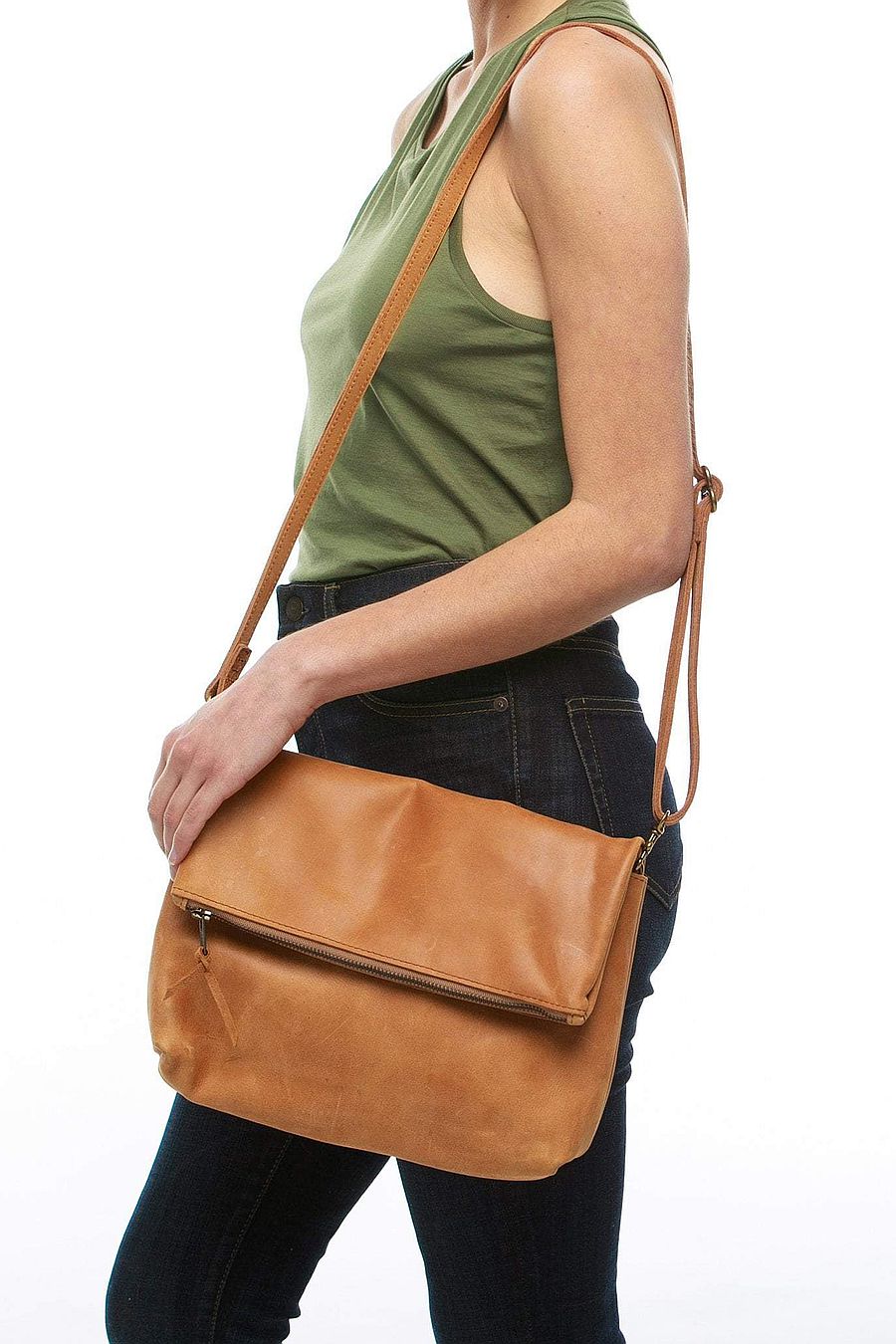 foldover crossbody