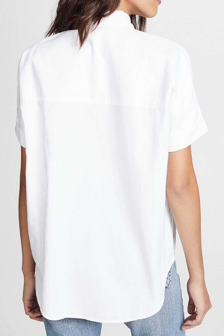 MADEWELL White Cotton Courier Shirt 