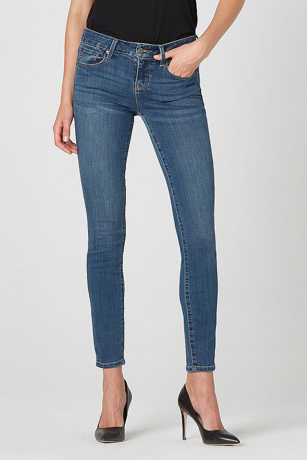 DSTLD Womens Mid Rise Skinny Jeans In 