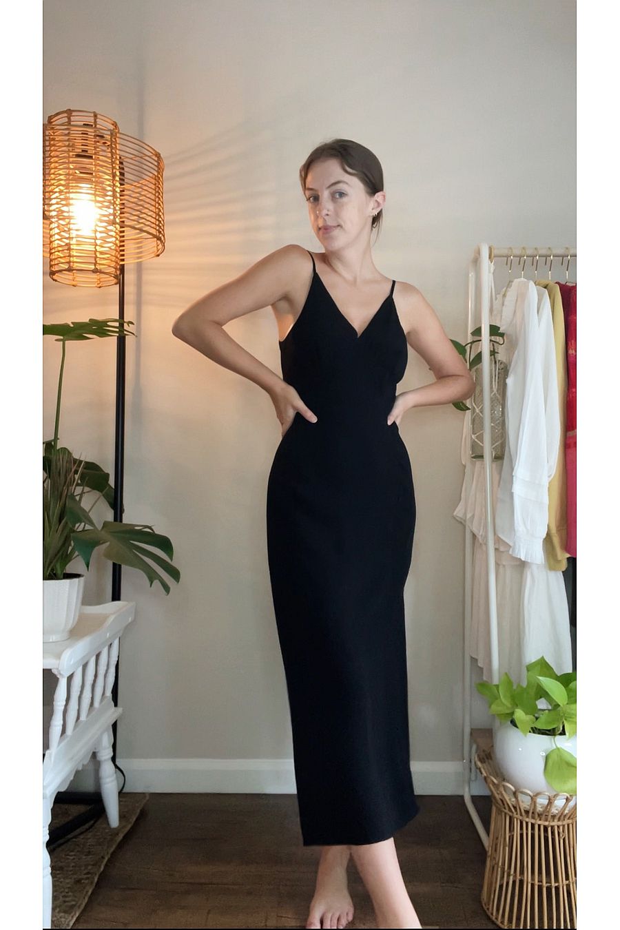 LACAUSA CLOTHING Freya Slip - Tar | The 