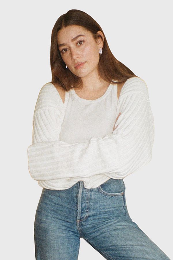 SIMONETT Sweater Sleeve - Beige | The Lobby