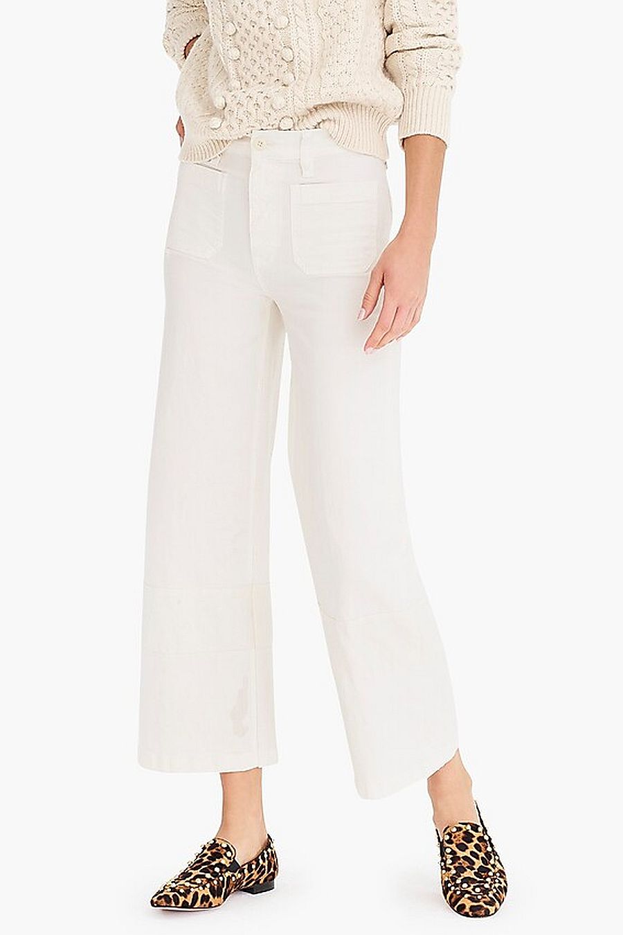 Point Sur Washed Wide-Leg Crop Pant 