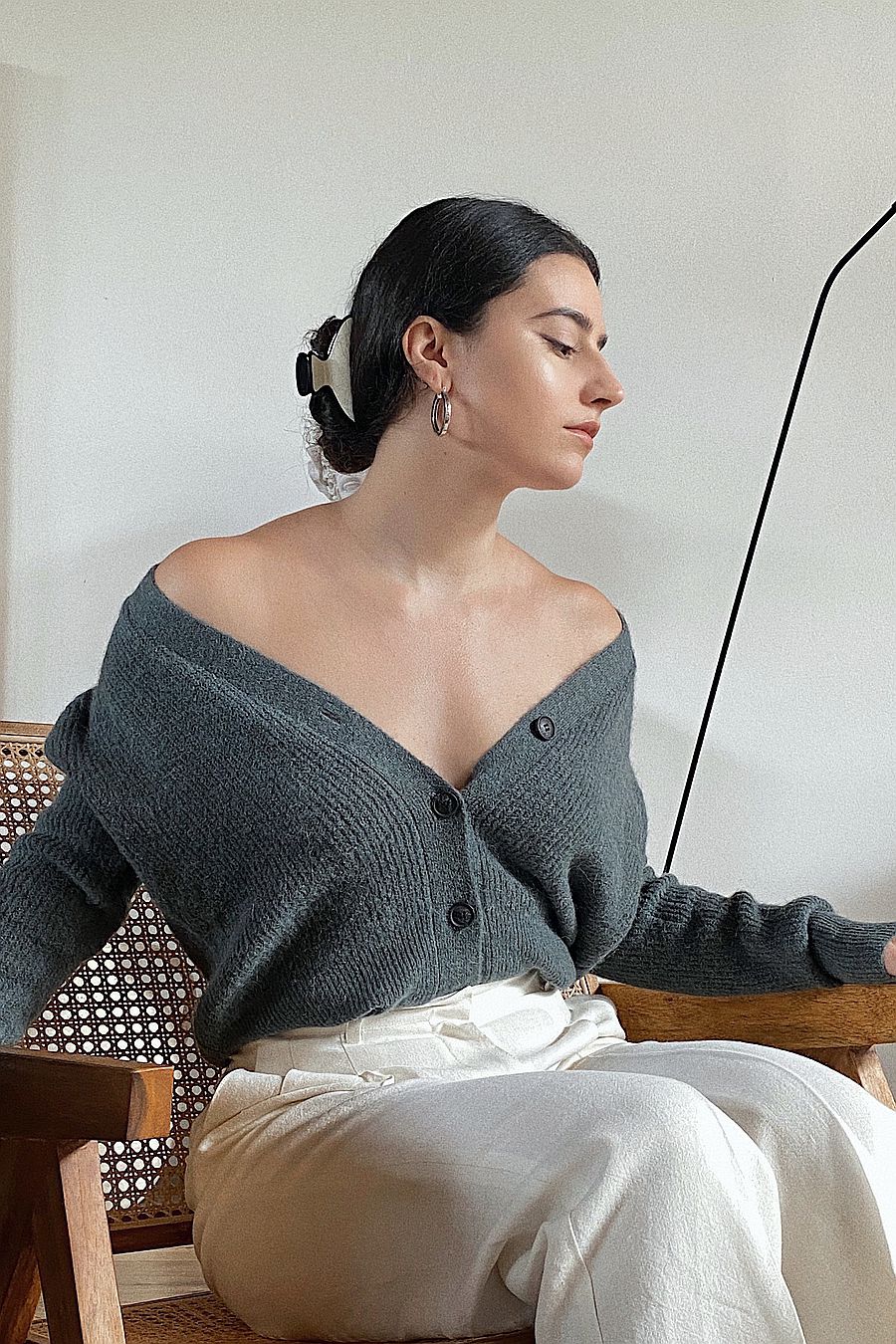 JUST FEMALE Rebelo Knit Cardigan 