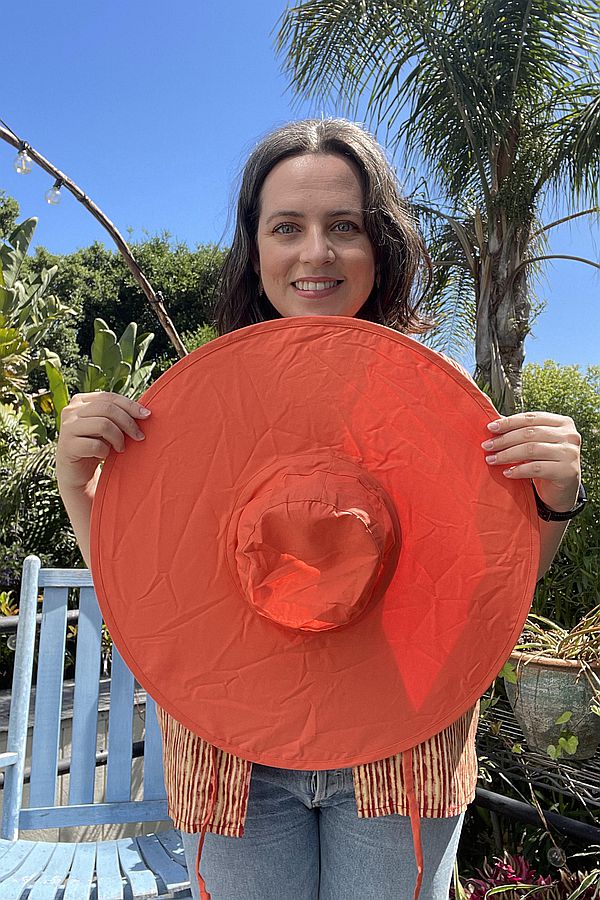 BAGGU Packable Sun Hat - Poppy | The Lobby