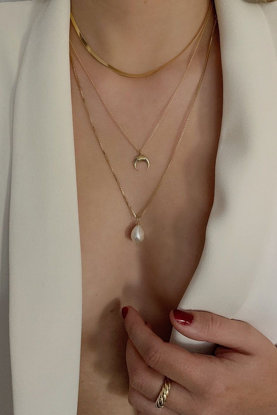 KINN Baroque Pearl Drop Necklace | The 