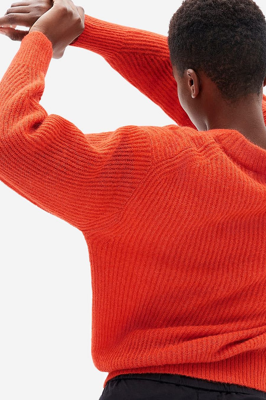 everlane oversized alpaca crew